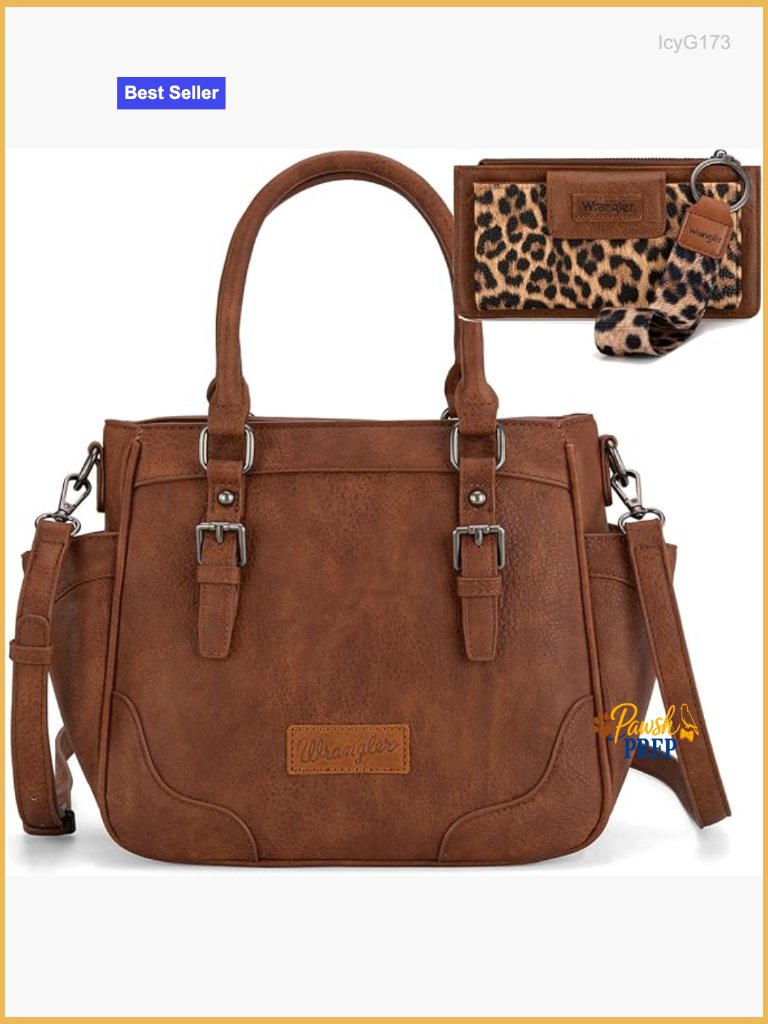 Tote Bag With Card Case Set, Crossbody Strap, Top Handle, Zippered Pockets,
